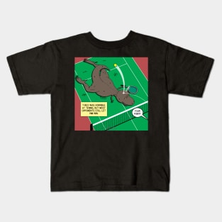 T-Rex Tennis Kids T-Shirt